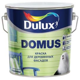 Краска Dulux Domus BW масляно-алкидная для деревянных фасадов, 10 л