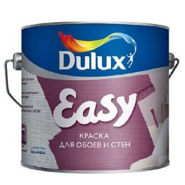 Краска Dulux Easy BW водно-дисперсионная для всех типов обоев, 2.5 л