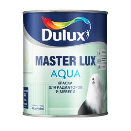 Краска Dulux Master Lux Aqua 70 BW для мебели и радиаторов, 1 л