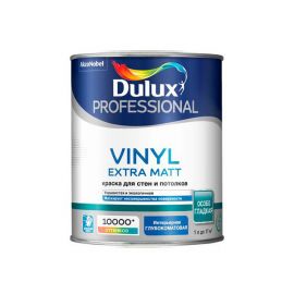Краска Dulux Professional Vinyl Extra Matt BC для стен и потолков, 0.9 л