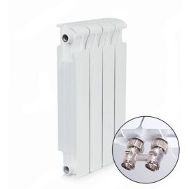 Радиатор биметаллический Rifar Monolit Ventil 500-04, 4 секции
