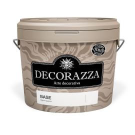 Подложечная грунт-краска Decorazza Base для нанесения под декоративные покрытия, 2,7 л