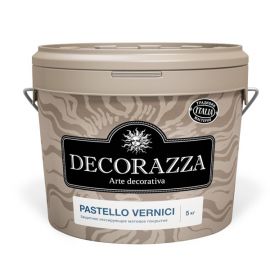Декоративное лессирующее покрытие Decorazza Pastello vernici матовое, состаренная краска, прозрачный базовый цвет, 5 кг