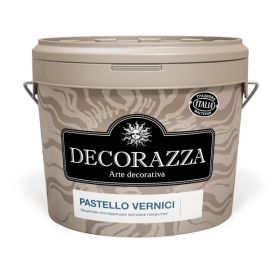 Декоративное лессирующее покрытие Decorazza Pastello vernici матовое, состаренная краска, прозрачный базовый цвет, 1 кг