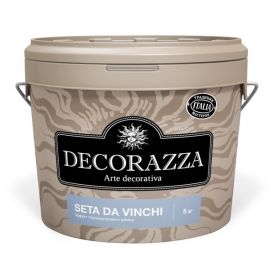 Декоративное перламутровое покрытие  Decorazza Seta Da Vinci Argento SD-001, шелк, 5 кг