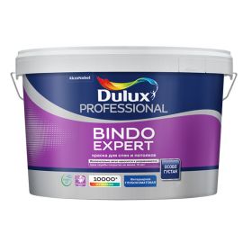 Краска Dulux Bindo Expert BW для стен и потолков, особо густая, глубокоматовая, база BW, 1 л