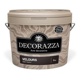 Decorazza Velours VL-001 декоративное покрытие, нежный бархат, 6 кг