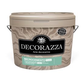 Decorazza Microcemento Fronte + Legante, декоративное фактурное покрытие, бетон, мелкая фракция (10.8 кг+4.5 кг)