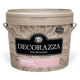 Декоративное покрытие Decorazza Brezza Argento BR-001, песчаные вихри, 1 л