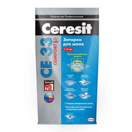 Затирка для швов плитки цементная Ceresit CE 33, цвет Роса 31, 2 кг