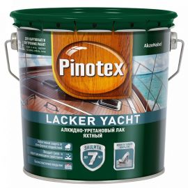 Лак яхтный полуматовый Pinotex Lacker Yacht, 2.7 л