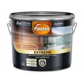 Pinotex Extreme (Tinova Professional) Тиковое дерево, лессирующая краска-лазурь для дерева, 9 л