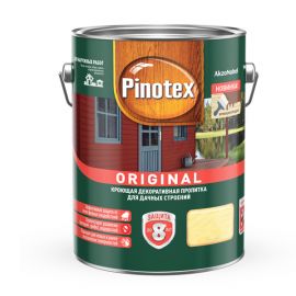 Антисептик для дерева Pinotex Original бесцветный, 2.5 л