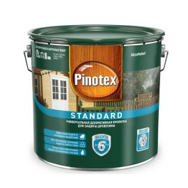 Антисептик для дерева Pinotex Standard бесцветный, 2.7 л