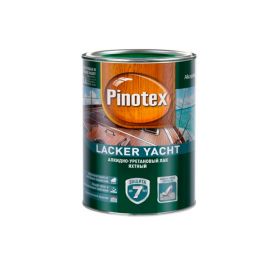 Лак яхтный полуматовый Pinotex Lacker Yacht, 1 л