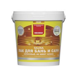 Лак для бань и саун Neomid Sauna, 1 л