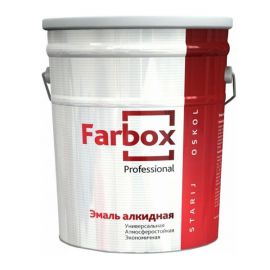 Эмаль Farbox ПФ-115 черная глянцевая, 20 кг