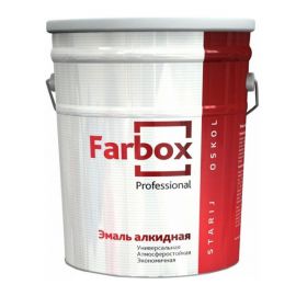 Эмаль Farbox ПФ-115 красная глянцевая, 20 кг