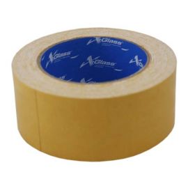 Лента (скотч) двухсторонняя клейкая полипропиленовая X-Glass 38 мм х 25 м