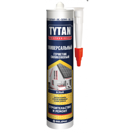 Tytan Professional герметик силиконовый универсальный, картридж, белый, 280 мл