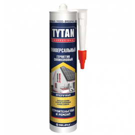 Tytan Professional герметик силиконовый универсальный, картридж, бесцветный, 280 мл