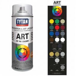 Лак аэрозольный Tytan Professional Art Of The Color бесцветный, глянцевый, 400 мл