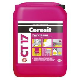 Грунтовка Ceresit CТ 17 универсальная морозостойкая, 5 л