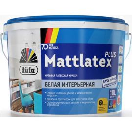 Dufa Retail Mattlatex Plus База 1, краска для стен и потолков латексная, 10 л
