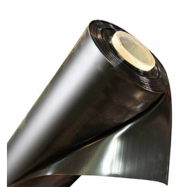 Полиэтиленовая пленка черная Стандарт 150 мкм, 6x100 м - (рукав 3 м., в развороте - 6 м), высота 1.5 м, сложена в два раза