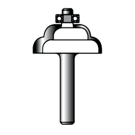 Фреза по дереву кромочная калевочная, 8х38Dх14H R6 мм, CTФ-2010