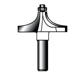 Фреза по дереву кромочная калевочная, 8х40Dх12H мм, CTФ-2117