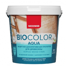 Антисептик для дерева Neomid Bio Color Aqua Венге, 0.9 л