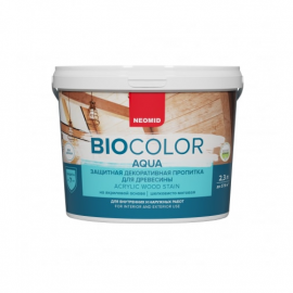 Антисептик для дерева Neomid Bio Color Aqua Махагон, 2.3 л