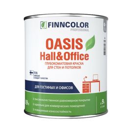 Краска Finncolor Oasis Hall&Office для стен и потолков, База С, 0.9 л