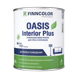 Краска Finncolor Oasis Interior Plus влагостойкая, База A, 0.9 л