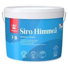 Краска Tikkurila Siro Himmea (Сиро Мат) для стен, потолков и обоев под покраску, 9 л