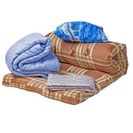 Спальный комплект Эконом для рабочих (матрас, подушка, одеяло)