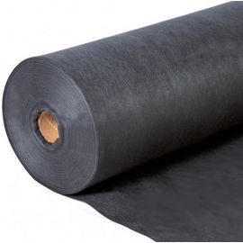 Укрывной материал Спанбонд СУФ в рулоне черный 50 г/м2, 3.2x150 м