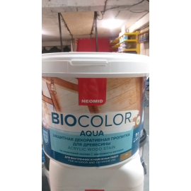 Neomid Bio Color Aqua Кедр, антисептик для дерева, 9 л
