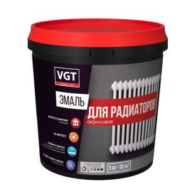 _Эмаль для радиаторов VGT ВД-АК-1179 глянцевая, База А, 1 кг