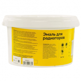Эмаль акриловая для радиаторов БС 15м матовая Доминар, 2.4 кг