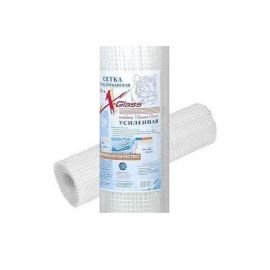 Сетка стеклотканевая армирующая усиленная X-Glass Pro (10х10 мм), 45 м