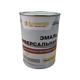 Эмаль универсальная для наружных и внутренних работ, Доминар, база С, 1 кг