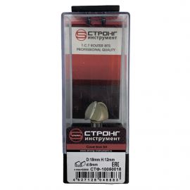 Фреза по дереву пазовая галтельная, 8х18Dх12H мм, CTФ-1005