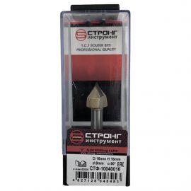 Фреза по дереву пазовая галтельная 90°, 8х16Dх16H мм, CTФ-1004