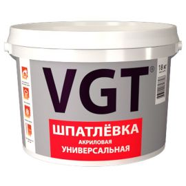 Шпатлевка универсальная VGT акриловая, 1 кг
