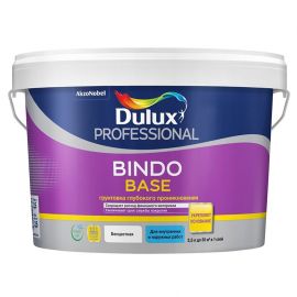 Грунтовка Dulux Bindo Base универсальная, глубокого проникновения, концентрат 1:1, 2.5 л