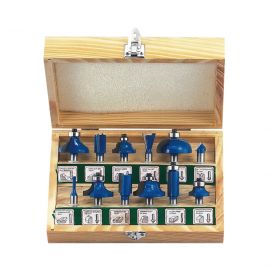 Набор твердосплавных фрез по дереву, 12T фрез, СТФ-8320