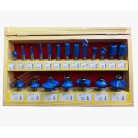 Набор твердосплавных фрез по дереву, 20А фрез, СТФ-8328