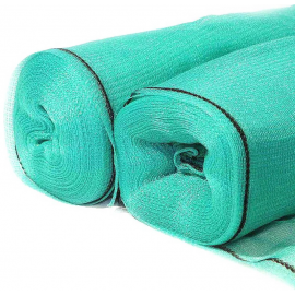 Сетка фасадная зеленая для строительных лесов Изумруд 4х50 м, 50 г/м2